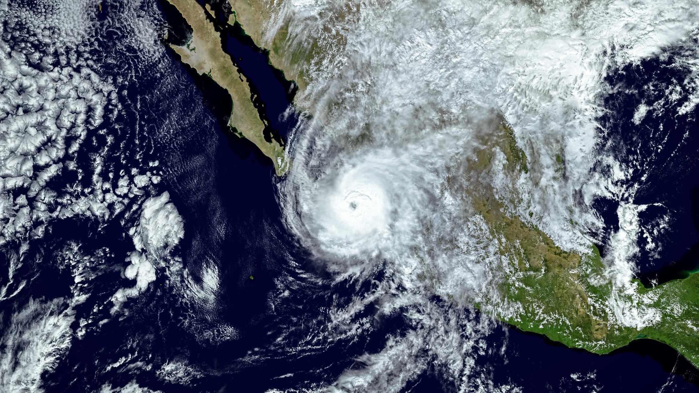 L’ouragan Willa a dépassé les Islas Marias alors qu’il se rapprochait du Mexique continental. Éléments de cette image fournis par la NASA.2018